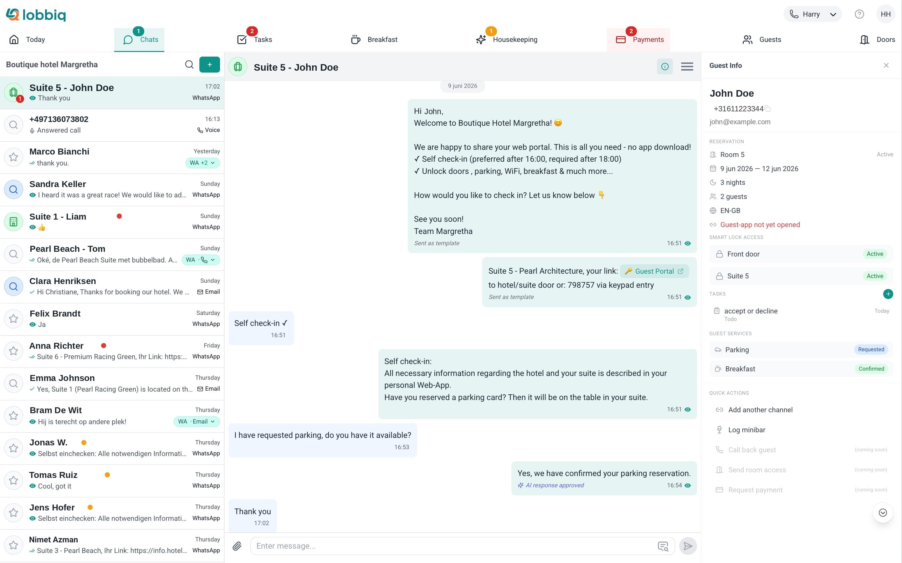 Lobbiq Admin Dashboard